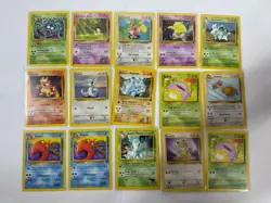 Vintage Pokemon WOTC Lot Of 70 Cards Base Set 1 2 Fossil Jungle Rocket LP-MP - Image 5