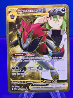 Pokemon TCG Journey Together N's Zoroark EX Holo Ultra Rare Card 189/159 nm/m - Image 1