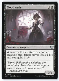 Blood Artist 209 Commander: Secrets of Strixhaven - Image 1