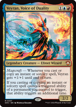 Veyran, Voice of Duality - 337 - SOC - Near Mint - MTG - Image 1