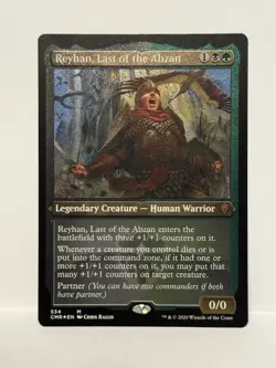 Reyhan, Last of the Abzan (Foil Etched) - Commander Legends (CMR) LP+ Magic - Image 1