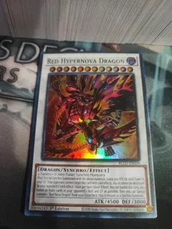 Yugioh! Red Hypernova Dragon BLZD-EN038 Super Rare 1st Ed NM - Image 1