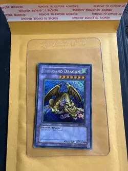 Yugioh Thousand Dragon MRD-143 Secret Rare REVERSE FOIL ERROR Unlimited LP - Image 1
