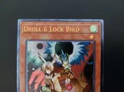 Yugioh - Droll & Lock Bird OP08-EN001 Ultimate Rare - Image 2