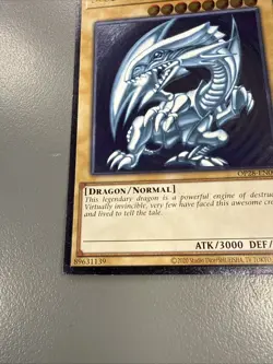 Yu-Gi-Oh TCG Blue-Eyes White Dragon OP28-EN001 Ultimate Rare Near Mint Condition - Image 4