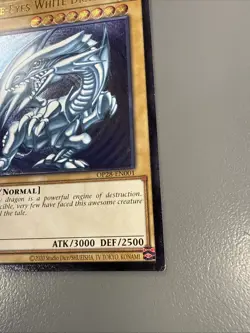 Yu-Gi-Oh TCG Blue-Eyes White Dragon OP28-EN001 Ultimate Rare Near Mint Condition - Image 5
