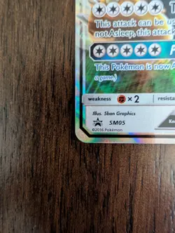 Pokemon TCG Cards Snorlax GX SM05 Black Star Promo Holo NM (Regular Size) - Image 4