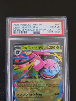 Pokemon Mega Venusaur EX Premium Coll Promo PSA 10 Gem Mint - Image 3