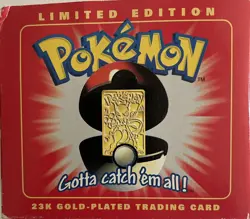 Pokemon Toys - Burger King Gold-Plated Card - MEWTWO (Pokeball Unopened - Image 1