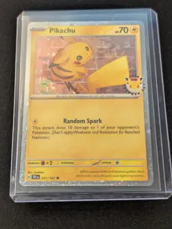 Pikachu - (Cosmo Holo) Promo 051/162 Pokemon Day 2026 30th Anniversary - Image 1