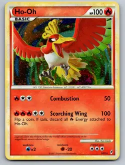 Ho-Oh 9/95 Holo Rare Call of Legends Pokemon Holo Heavily Played - Image 1