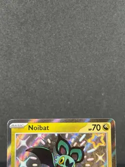 Pokemon TCG Noibat 194/091 SV Paldean Fates Shiny Rare Holo English 2024 - Image 5