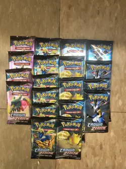 Nintendo Pokemon TCG Crown Zenith Booster Pack Lot Lucario 10 Cards English - Image 2