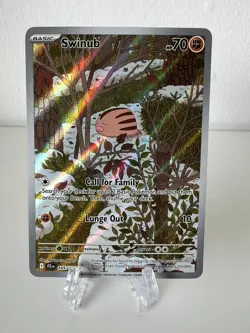 Swinub 165/159 - Illustration Rare - Journey Together - Pokemon TCG - Image 1