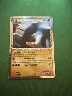 Donphan [Border Holo] #107 Pokemon HeartGold & SoulSilver - Image 3