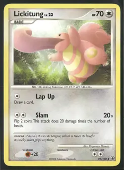 Lickitung 39/100 Uncommon Majestic Dawn Pokemon Lightly Played - Image 1