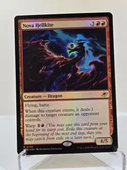 MTG Nova Hellkite (Foil) R Edge of Eternities 148 Magic The Gathering - Image 1