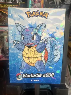 Wartortle #8 - Cracked Ice Holo - Crystal Collection 2024 - Pokemon Card - Image 1