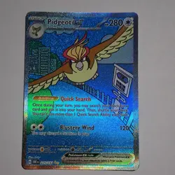 Pidgeot ex SIR 225/197 Pokemon TCG Obsidian Flames Special Illustration Rare NM - Image 1