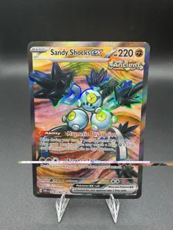 Pokemon TCG SV04: Paradox Rift #228/182 Sandy Shocks ex NM - Image 1