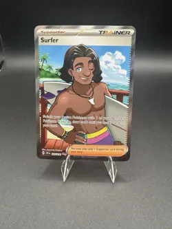 Pokemon TCG: Surfer 235/191 Surging Sparks Full Art NM - Image 1