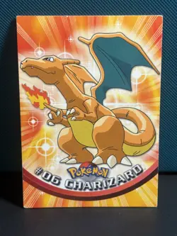 Charizard 1999 Topps #06 Pokemon Card Blue Logo TV Animation Non Holo - Image 1