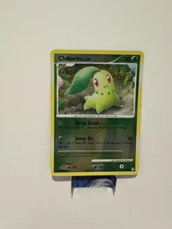 Chikorita - 77/123 - Pokemon Mysterious Treaures Reverse Holo Rare LP - Image 1
