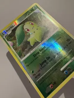 Chikorita - 77/123 - Pokemon Mysterious Treaures Reverse Holo Rare LP - Image 4