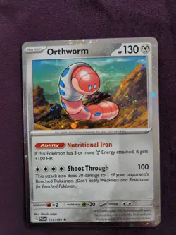 SWIRL Orthworm 151/193 Cosmos Holo COSTCO Promo Pokemon Paldea Ev BEST OFFER - Image 1