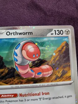 SWIRL Orthworm 151/193 Cosmos Holo COSTCO Promo Pokemon Paldea Ev BEST OFFER - Image 2