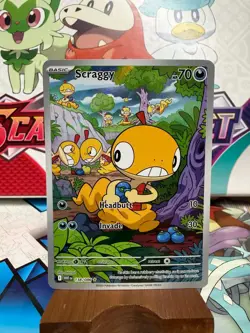Scraggy 138/086 Illustration Rare - White Flare - Pokemon TCG - SHIPS FAST - Image 1