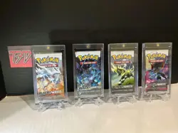 Pokemon TCG Black & White Booster Packs Sealed Art Set x4 READ - Image 1