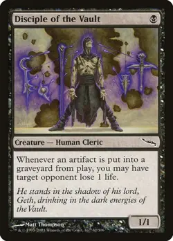 Disciple of the Vault MRD MP MTG - Image 1