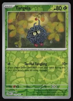 TANGELA 114/165 COMMON 151 POKEMON REVERSE HOLO NM/M - Image 1
