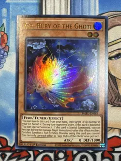 Zep, Ruby of The Ghoti DABL-EN085 1st Ultra Rare NM Yugioh Card - Image 1