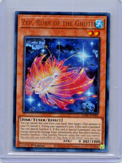 Zep, Ruby of the Ghoti DABL-EN085 Ultra Rare Yu-Gi-Oh Card 1st Edition Near Mint - Image 1