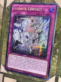 YuGiOh FAVORITE CONTACT Prismatic Secret Rare MP24-EN063 - Image 1