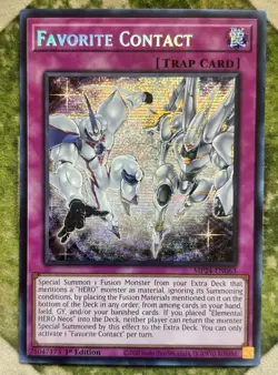 YuGiOh FAVORITE CONTACT Prismatic Secret Rare MP24-EN063 - Image 2