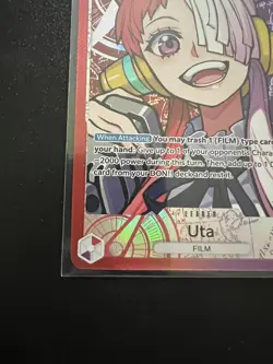 OP06-001 L Alternative Art Uta One Piece TCG CCG - Image 5