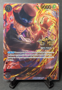 One Piece TCG Sabo OP07-118 SEC 3rd Anniversary Set – EN – NM - Image 1