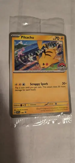 Pikachu SVP 190 World Championships 2024 Scarlet & Violet Promo Cards - Image 2