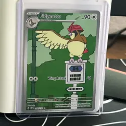 Pokemon Cards Pidgeotto 208/197 Illustration Rare Obsidian Flames - (NM) - Image 1