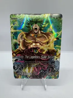 Dragon Ball Super Card Game Broly Saga Bandai Broly Leader Holo Lot BT1-057 R - Image 1
