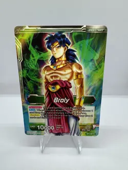 Dragon Ball Super Card Game Broly Saga Bandai Broly Leader Holo Lot BT1-057 R - Image 2