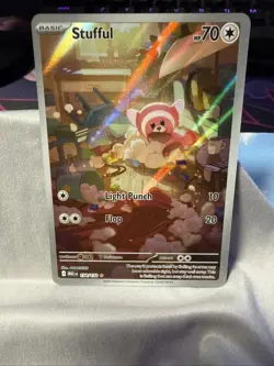 Stufful 154/132 Illustration Rare Pokemon Mega Evolution NM - Image 1