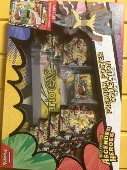 Pokemon Ascended Heroes Premium Poster Collection Mega Lucario EX - Image 1
