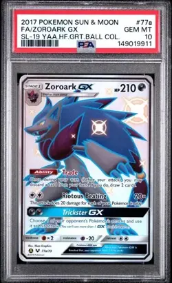 ZOROARK GX #77a/73 PSA 10 • 2017 Great Ball Collection GEM MINT Pokemon - Image 1