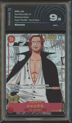 Shanks OP01-120 - One Piece Romance Dawn - AiGrading 9,5 - Image 1