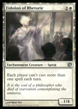 Eidolon of Rhetoric Journey into Nyx MTG Magic the Gathering card - Image 1