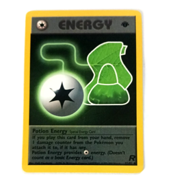 Team Rocket First Edition Potion Energy Vintage Pokemon Card NM Condition - Image 1